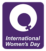 International Women's Day 2019 purple logo