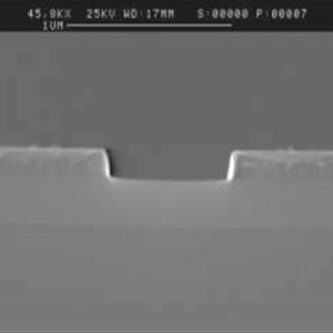 20nm Nb etched down to SiO2 using RIE