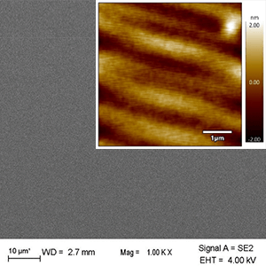 Defect free clean & smooth diamond surface post 16µm etch