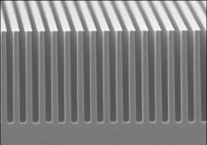 Smooth sidewall cryogenic DSE (no scallops). Courtesy TU Twente