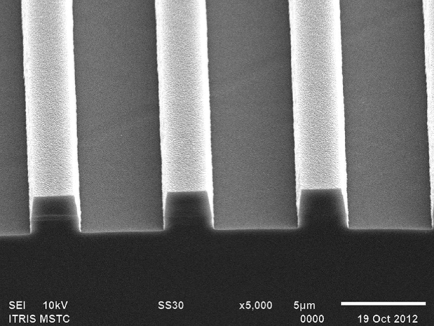 Smooth and vertical SiC feature etch