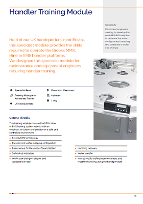 Handler Training Module