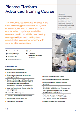 Plasma Platform Advanced Training Course
